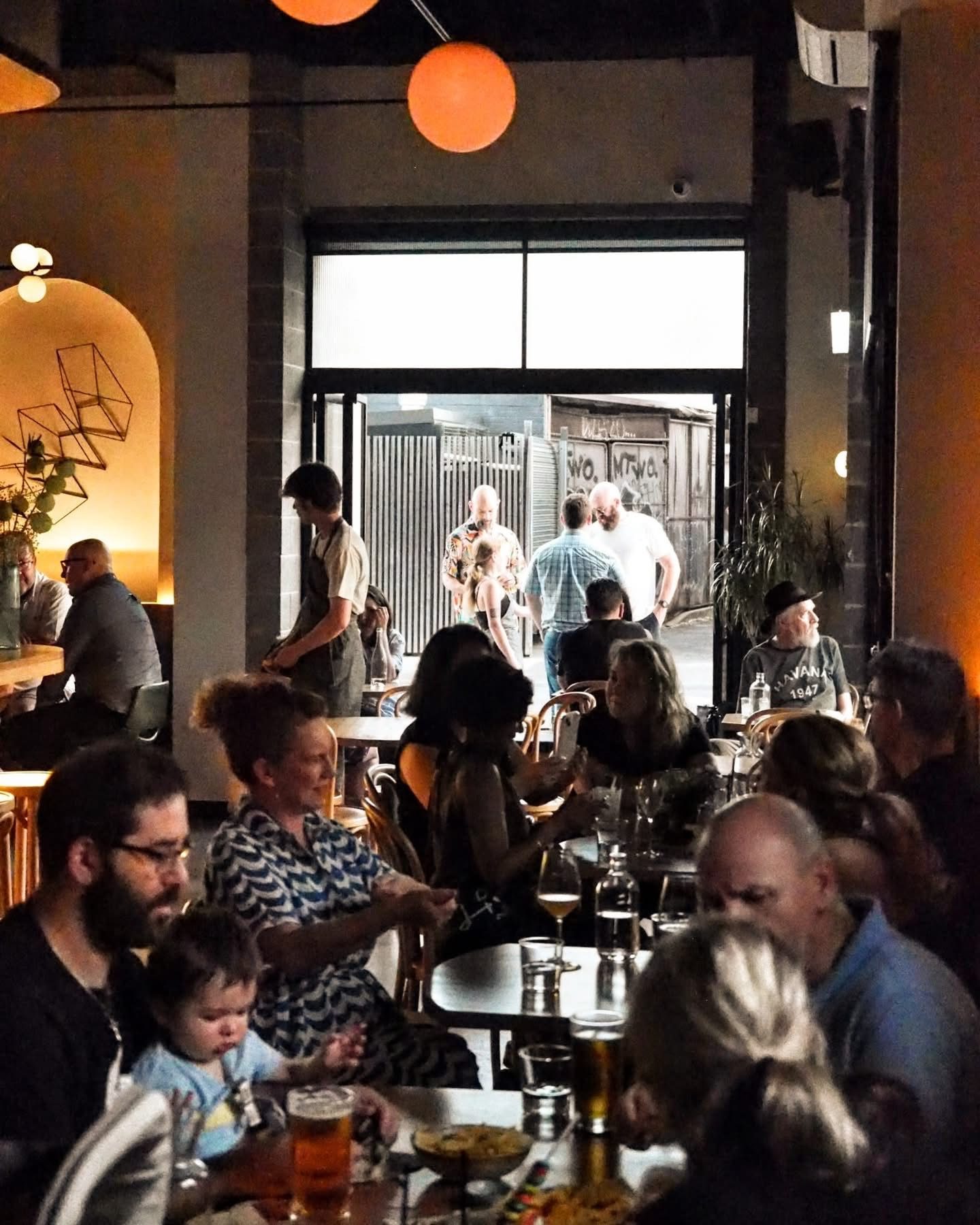 A busy evening at Rocket Wine
